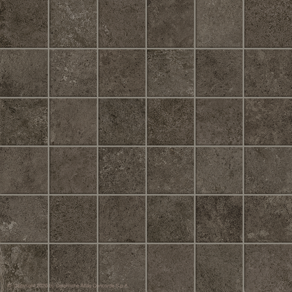 Codec Anthracite mosaic 5x5 on 30x30 mesh