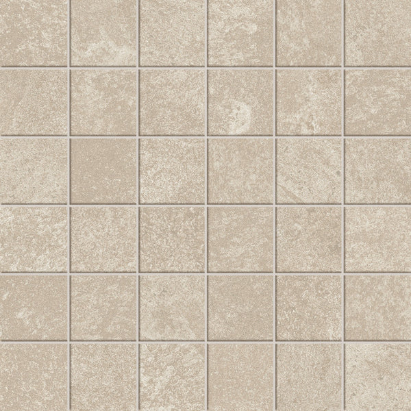 Mosaico Impact Clay 5x5 sobre malla de 30x30