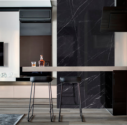 Slab Marquina Black gepolijst 120x280 rett - WDtegels