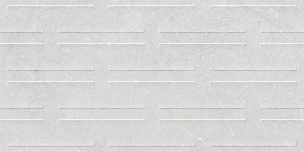 Munich White Chain azulejo decorativo de pared 30x60 rectificado