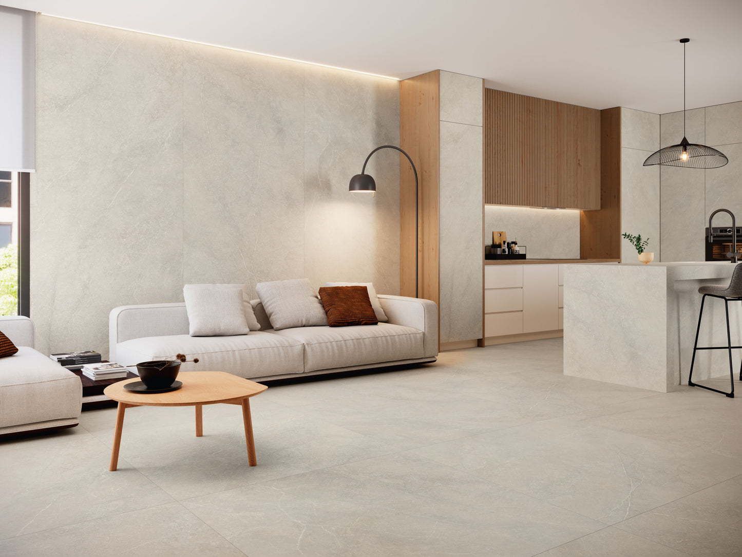Vloertegel Munich Sand 120x120 anti-slip rett - WDtegels