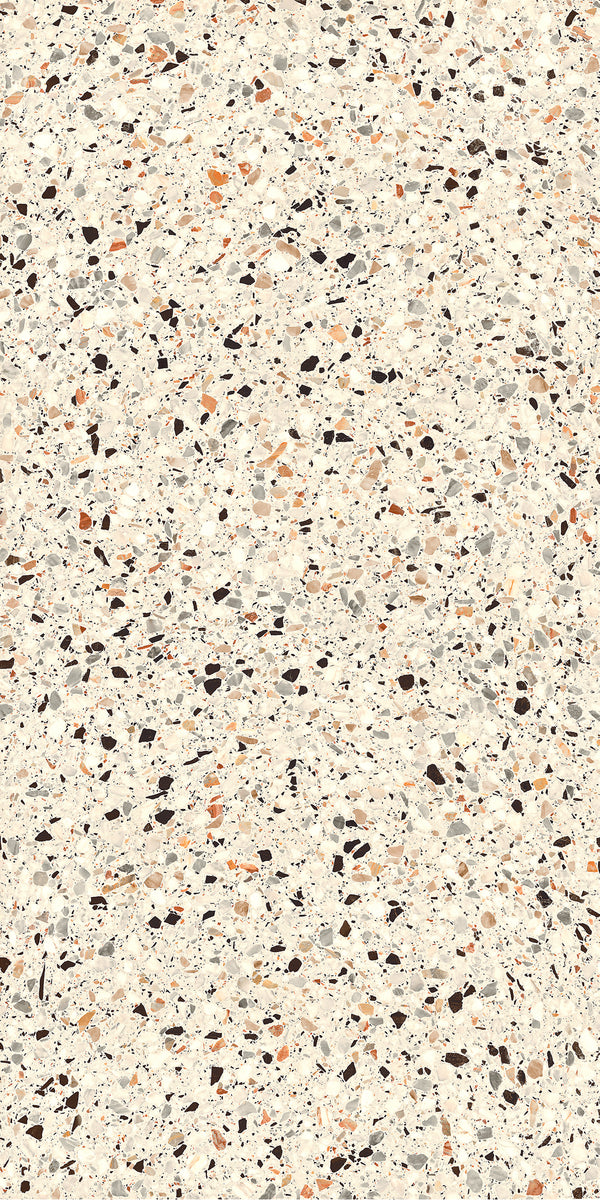 Floor tile Medley Terrazzo Cream 60x120 rectified