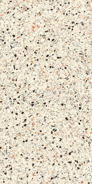 Vloertegel Medley terrazzo Cream 60x120 rett