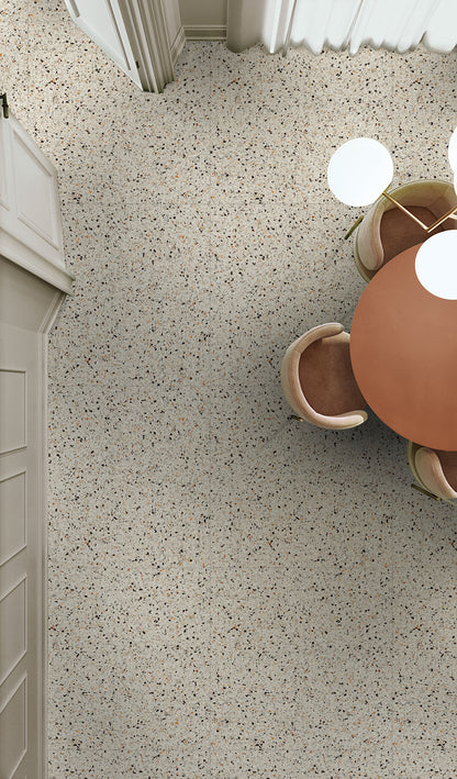 Vloertegel Medley terrazzo Cream 120x120 rett - WDtegels