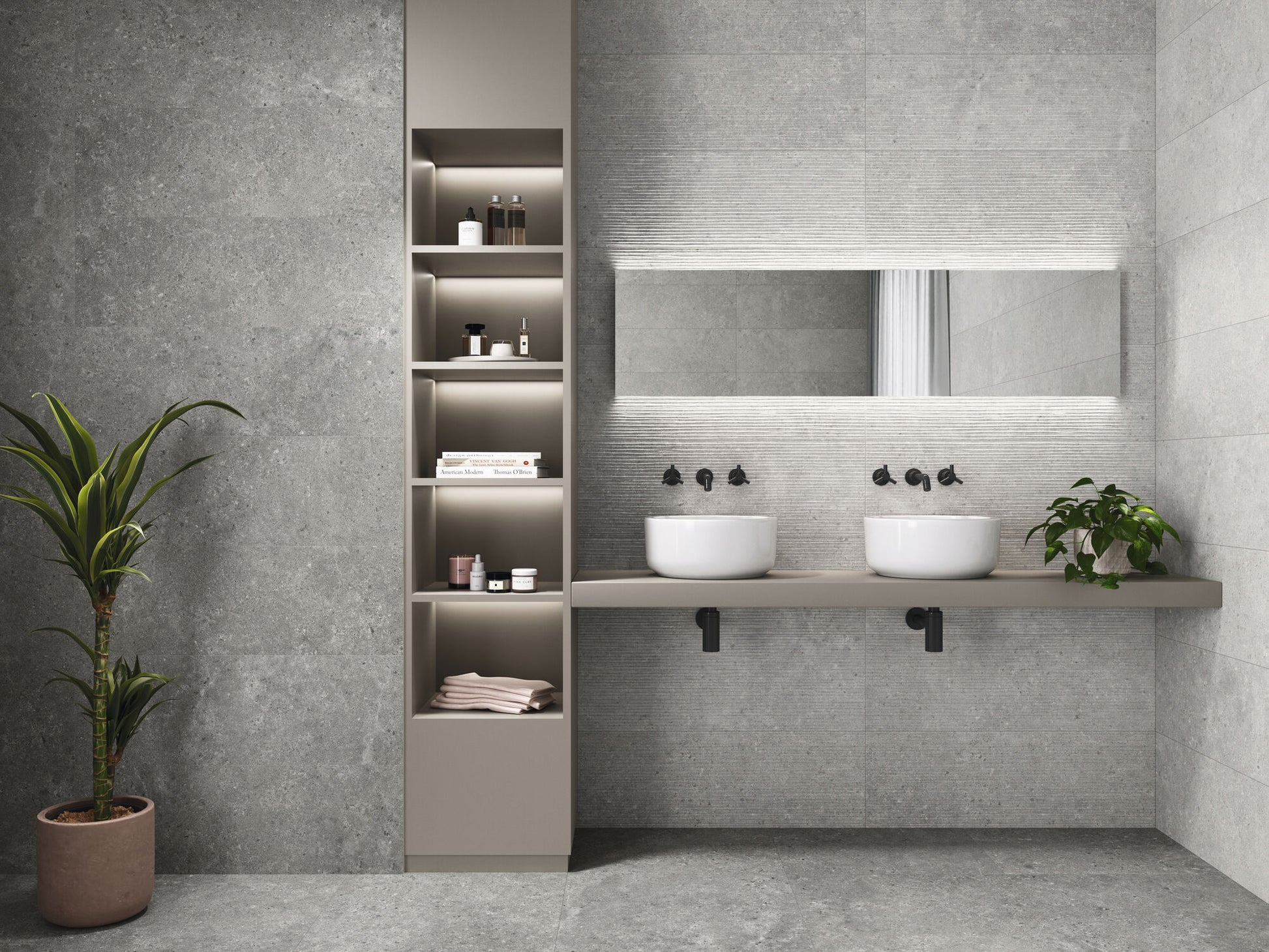 Vloertegel Stoneland Grey mat 60x120 rett - WDtegels