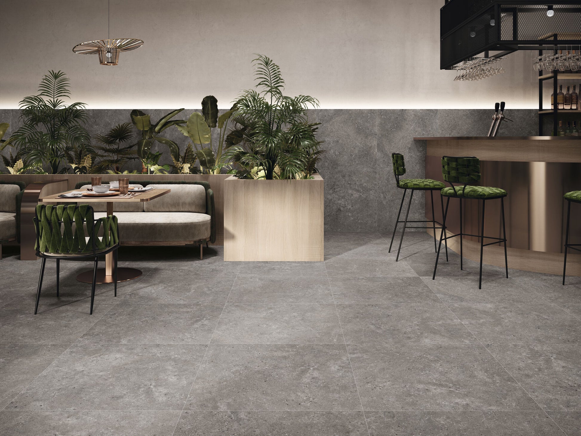 Vloertegel Stoneland Grey mat 80x160 rett - WDtegels