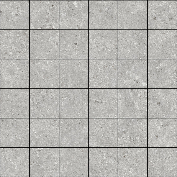 Stoneland Pearl mosaic 5x5 on a 30x30cm mesh