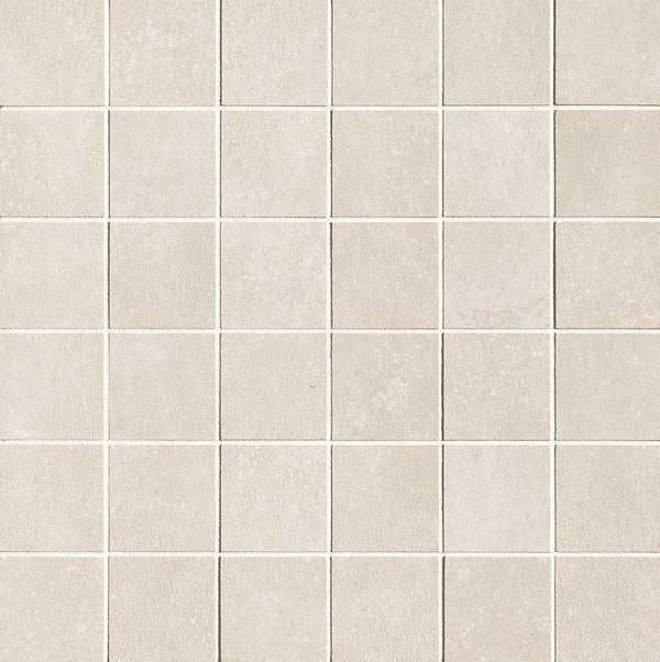 Nobu White macro mosaic 5x5 on 30x30 mesh