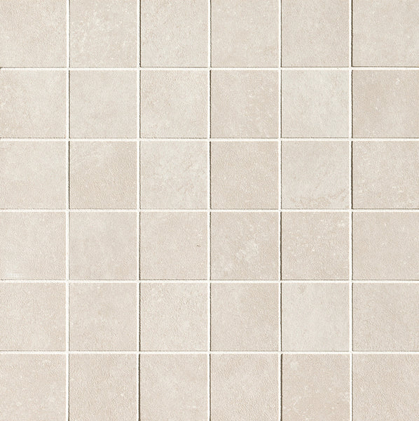 Nobu White macro mosaic 5x5 on 30x30 mesh