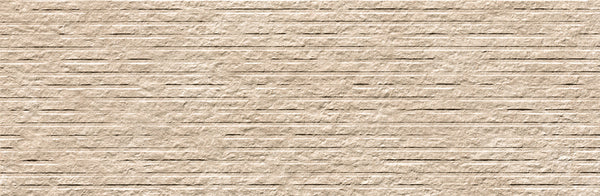 Nobu Beige wandtegel row 25x75 rett