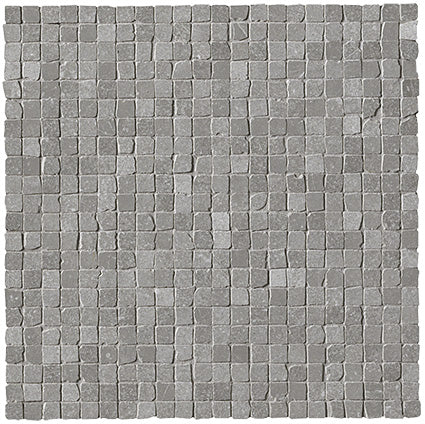 Maku Grey micro mosaic matt antique 1.2x1.2 on mesh