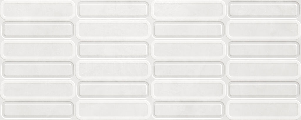 Alure White Oval decor wandtegel 30x75 rett - WDtegels
