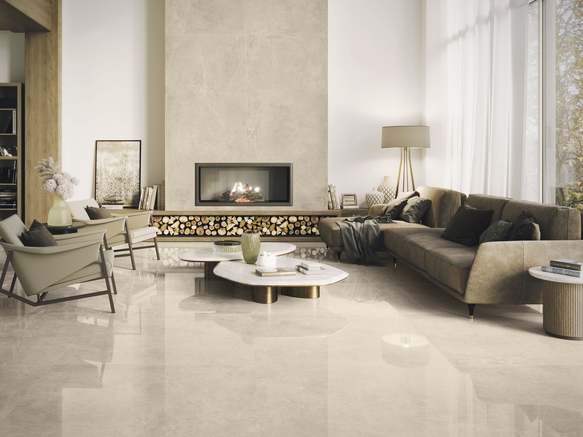 Concept Cream gepolijst 60x120 rett - WDtegels