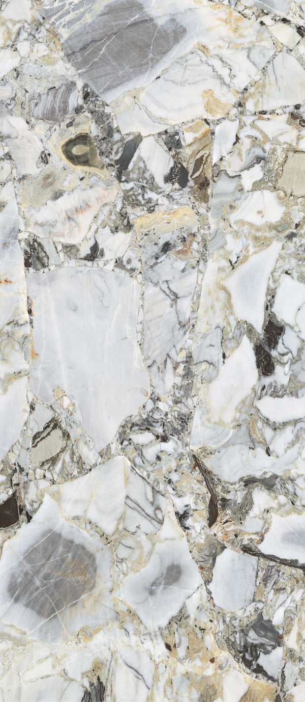 Slab White Beauty gepolijst 120x280 rett Bookmatch A