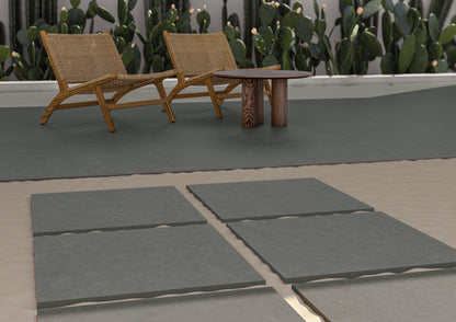 Terrastegel Acron Anthracite 60x60 rett 20mm