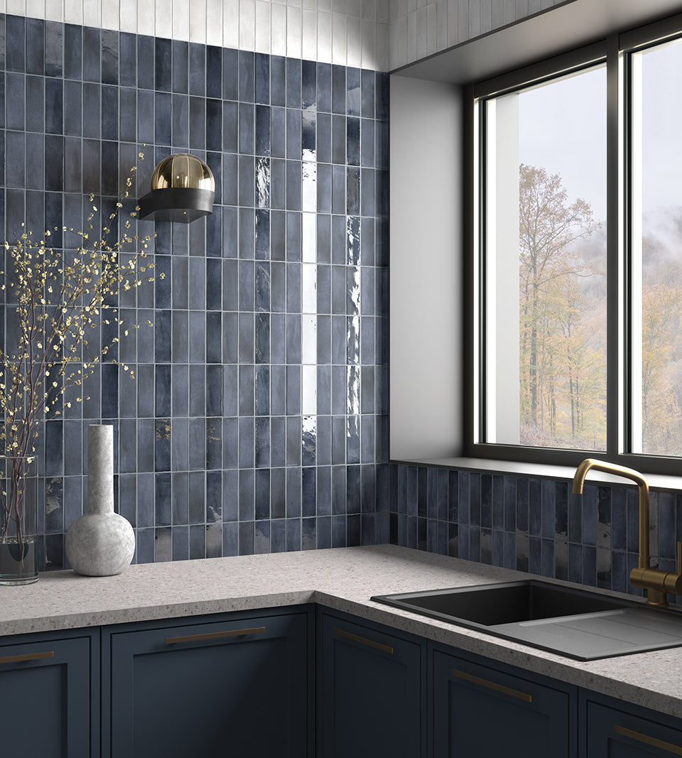 Premium Koko Blue Night 5x15 mat - WDtegels
