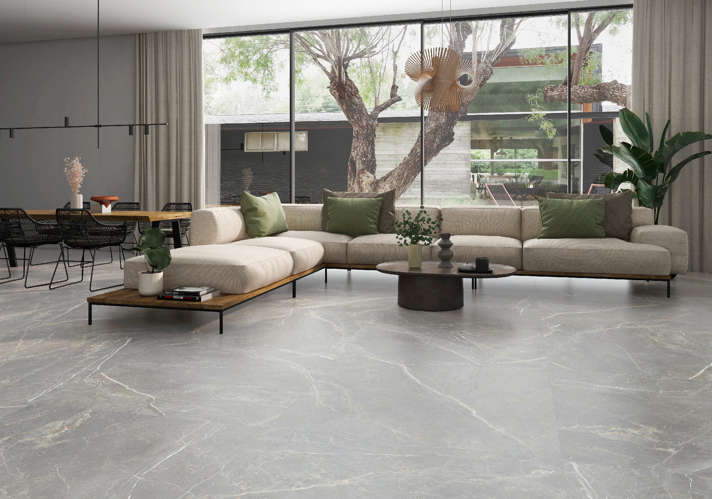 Vloertegel Fior di Bosco Perla silk 120x120 rett - WDtegels