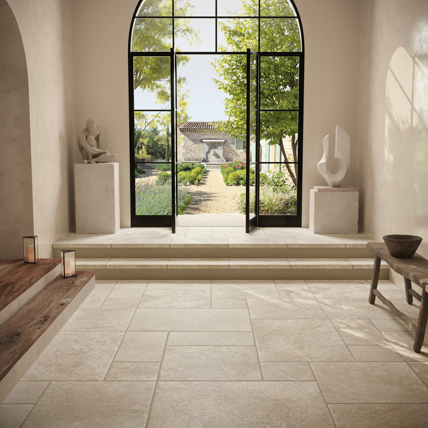 Vloertegel Chantilly Creme 60x90 chip - WDtegels