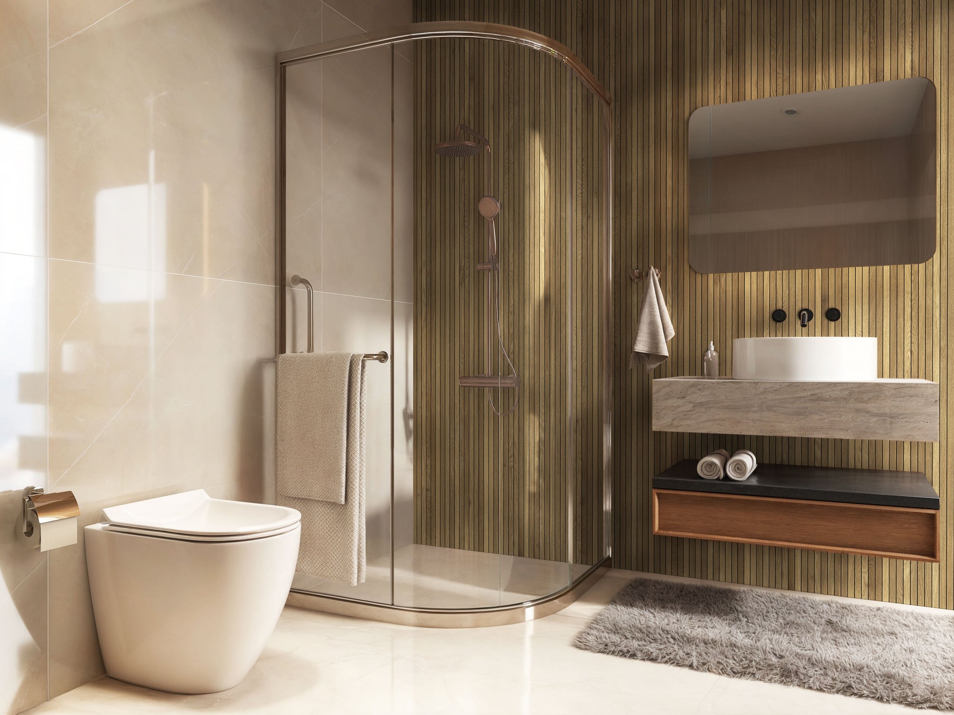 Woodwise Fluted 6mm 60x120 rett - WDtegels