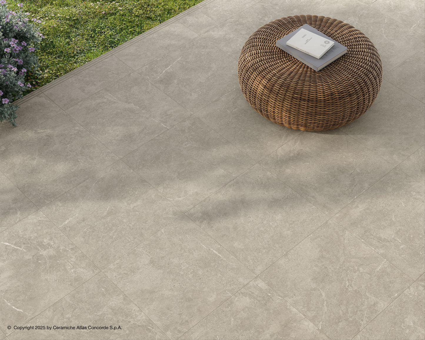 Vloertegel Duolith Fossil 60x60 anti-slip rett - WDtegels