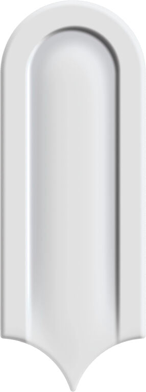 Wall tile Gala White gloss 8x21