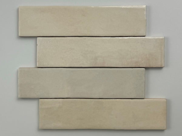 Azulejos de tendencia beige brillo 6x24,6