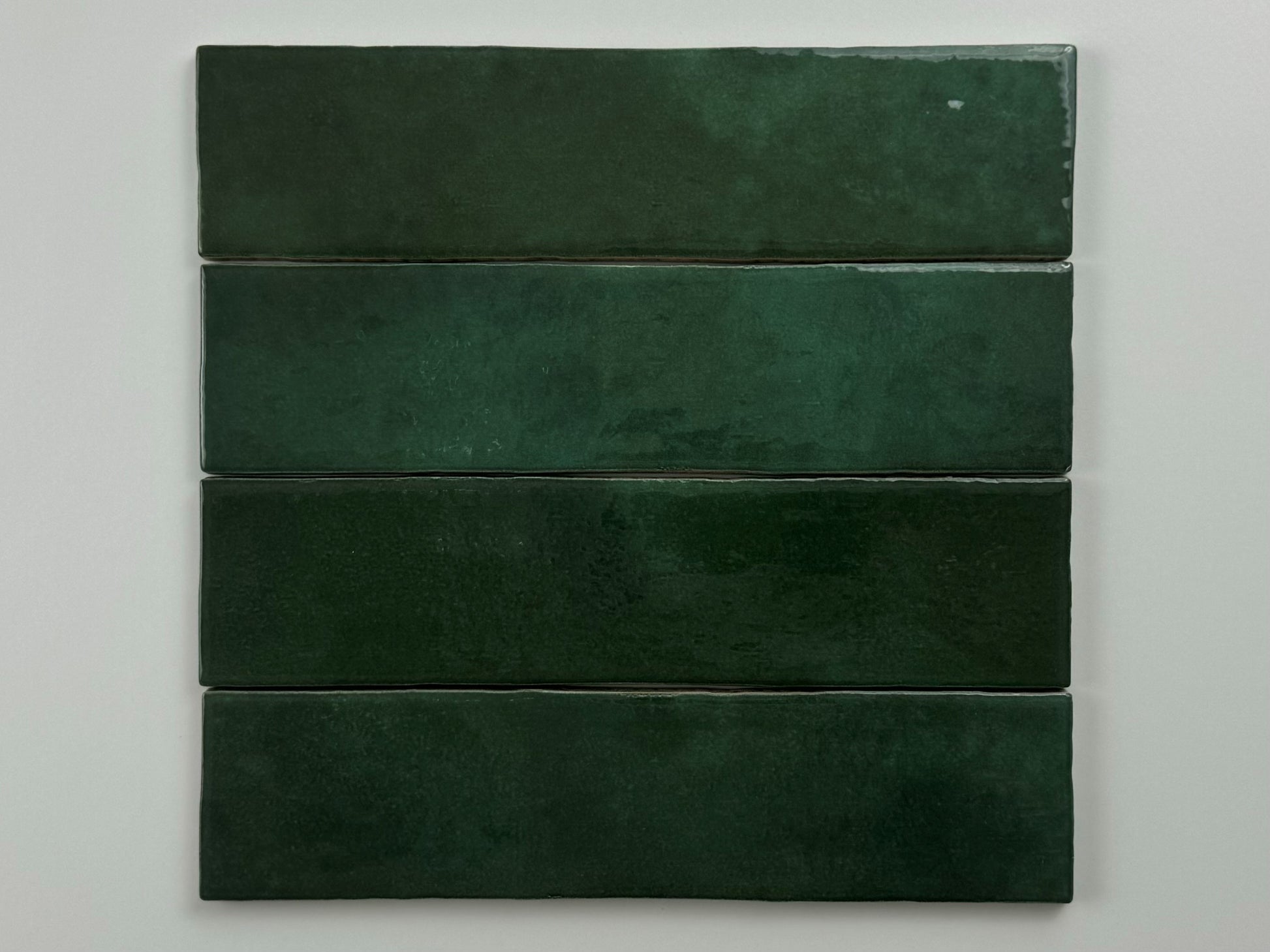 Trend tegels donker groen glans 6x24,6 - WDtegels