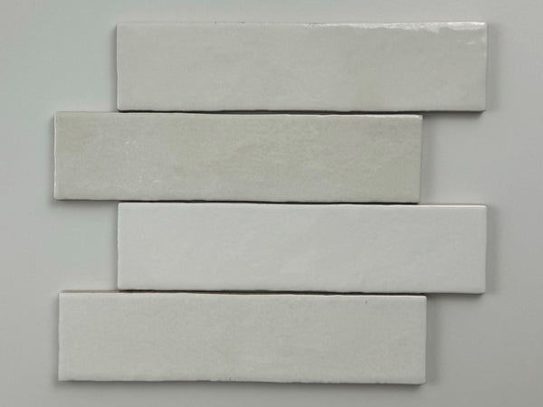 Trend tegels wit glans 6x24,6