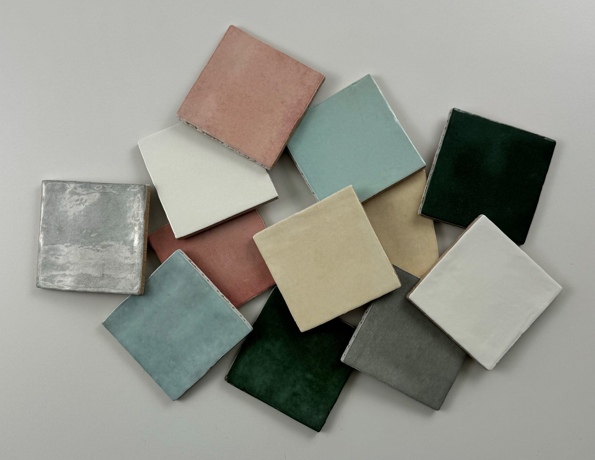 Trend tegels donker groen glans 10x10 - WDtegels