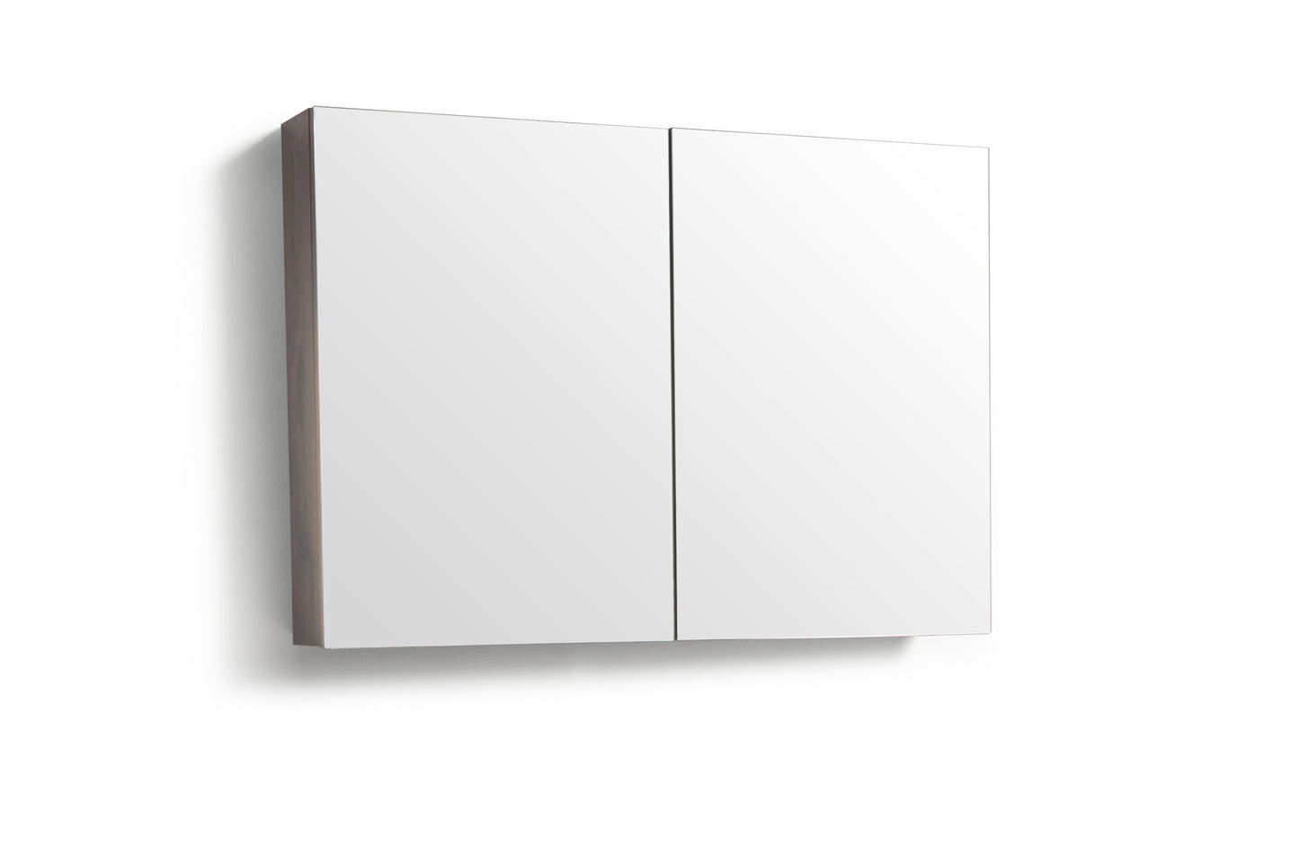 Spiegelkast Tieme mat donker eiken 100x70x16cm - WDtegels