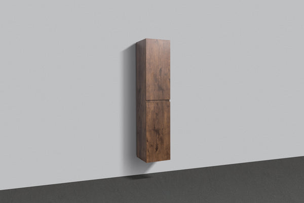 Kolomkast Tieme mat donker eiken 160x35x35cm