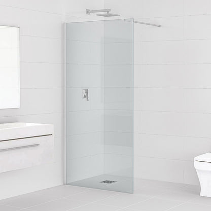 Inloopdouche Luca 90x200cm Antikalk Helder Glas Chroom - WDtegels