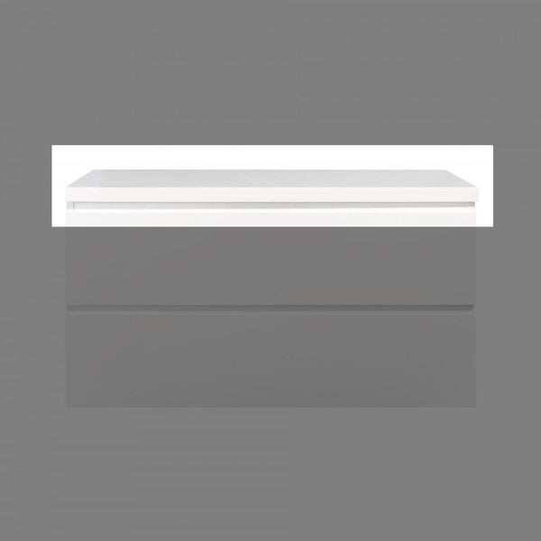 Sábana encimera Tieme blanco alto brillo 100cm