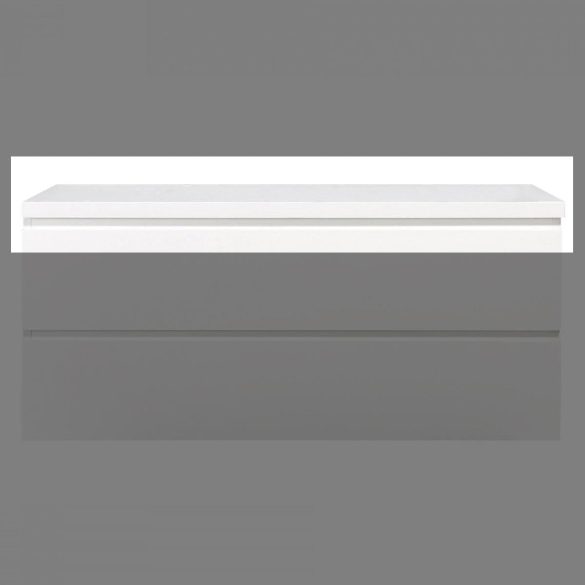 Topblad Tieme hoogglans wit 120cm - WDtegels