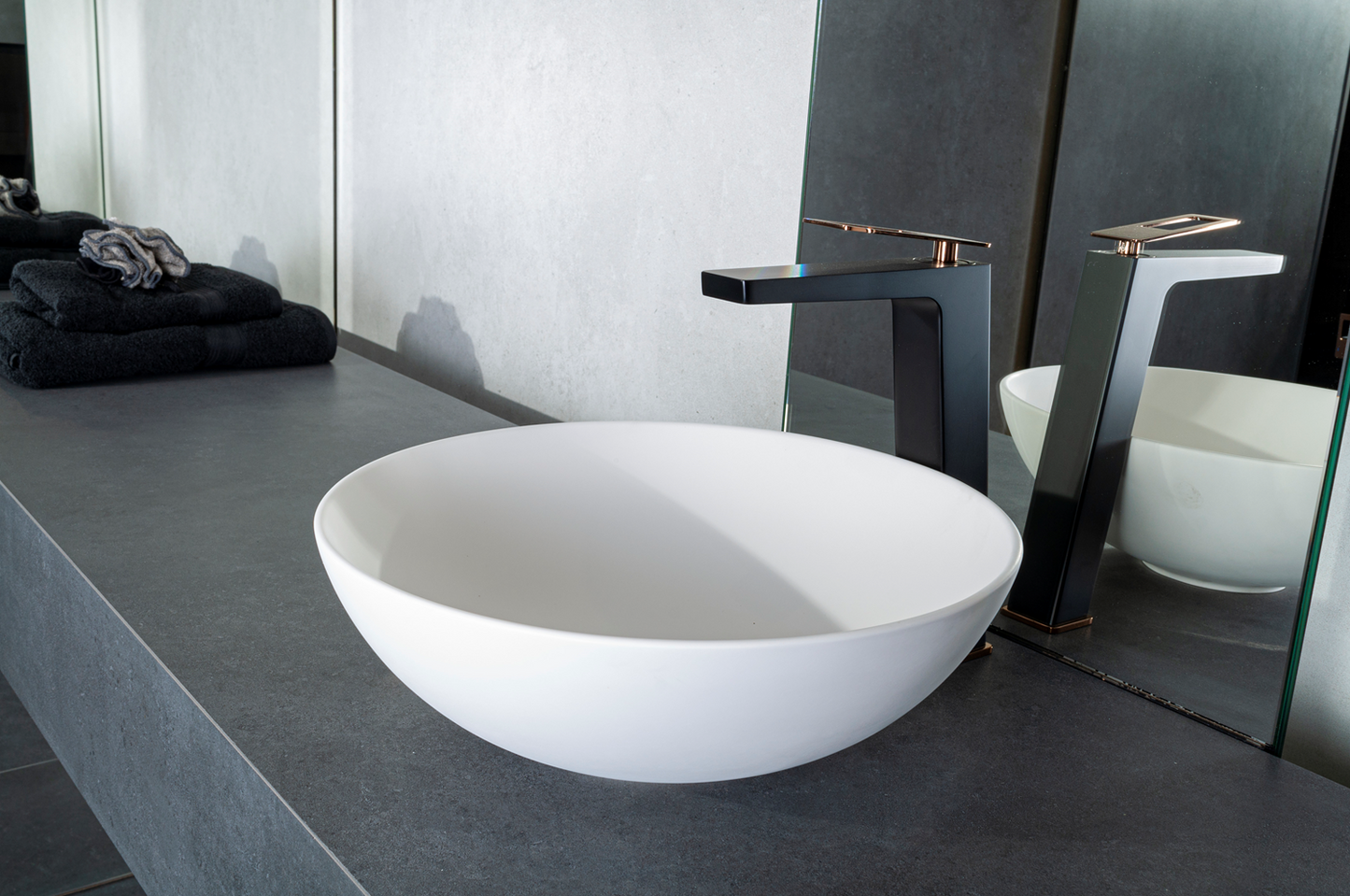 Solid surface waskom Sanne wit - WDtegels