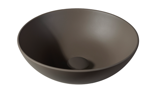 Solid surface wash basin Sanne moka