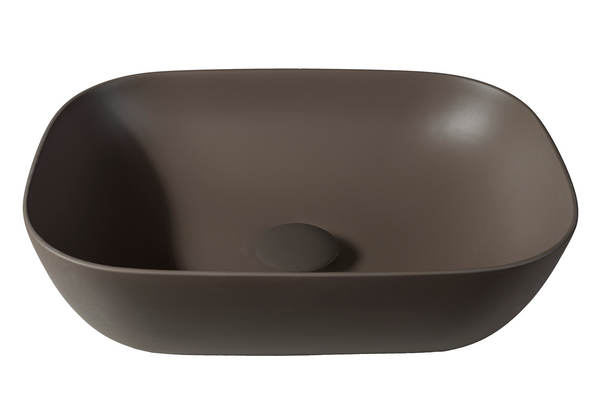 Lavabo de superficie sólida Maud moka