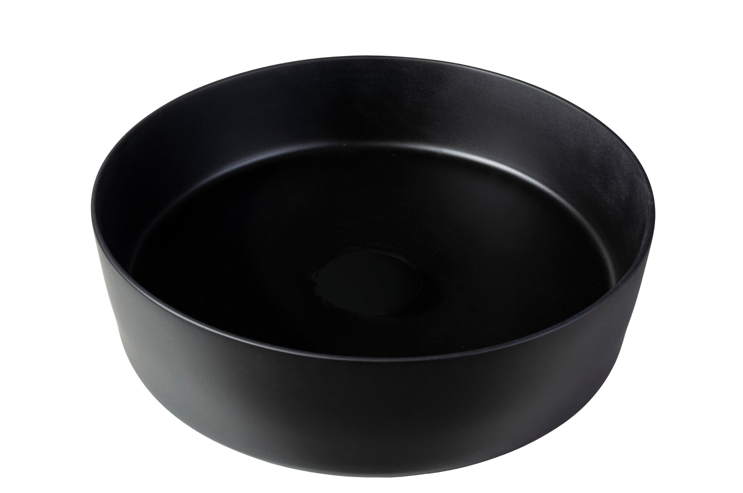 Lavabo de superficie sólida Tess negro