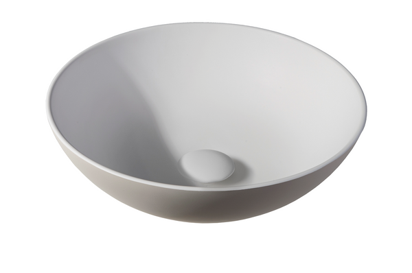 Solid surface wash basin Sanne beige EXT