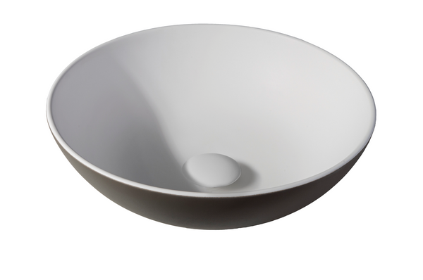 Solid surface wash basin Sanne moka EXT