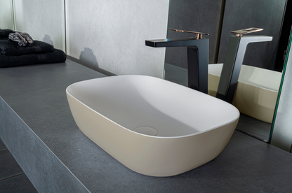 Solid surface waskom Maud beige EXT - WDtegels