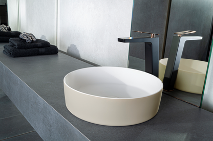 Solid surface waskom Tess beige EXT - WDtegels