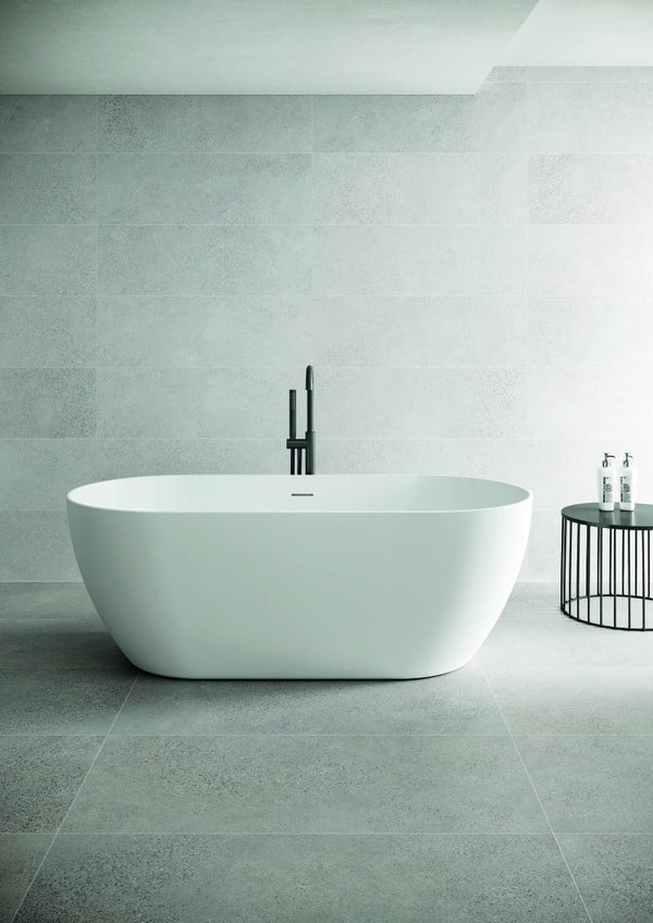 Vrijstaand bad Sem | 170x80x60cm | Glans wit