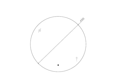Badkamerspiegel 100cm LED, touch knop, anti-condens - WDtegels