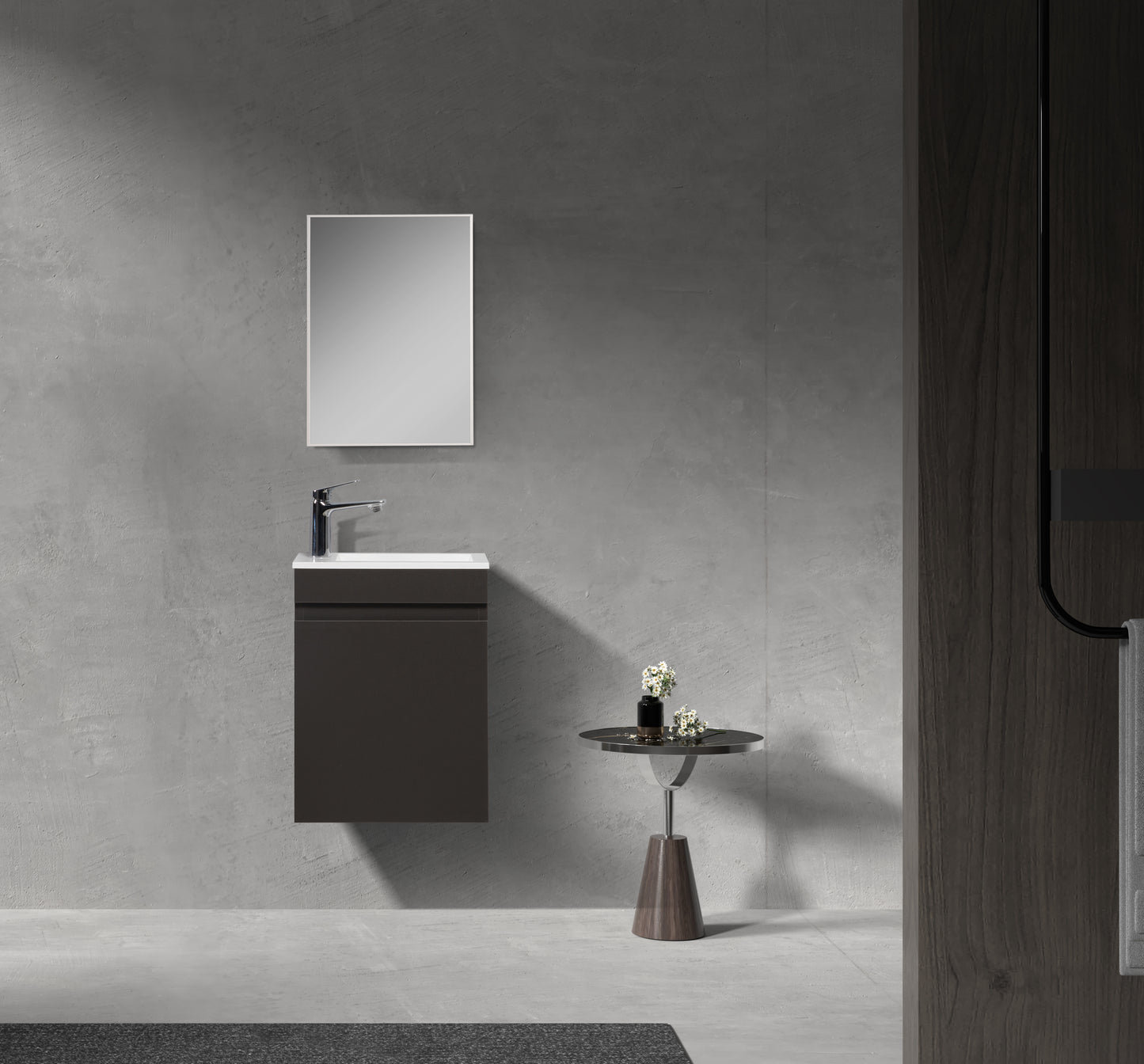 Fonteinkast Tieme mat grijs - WDtegels