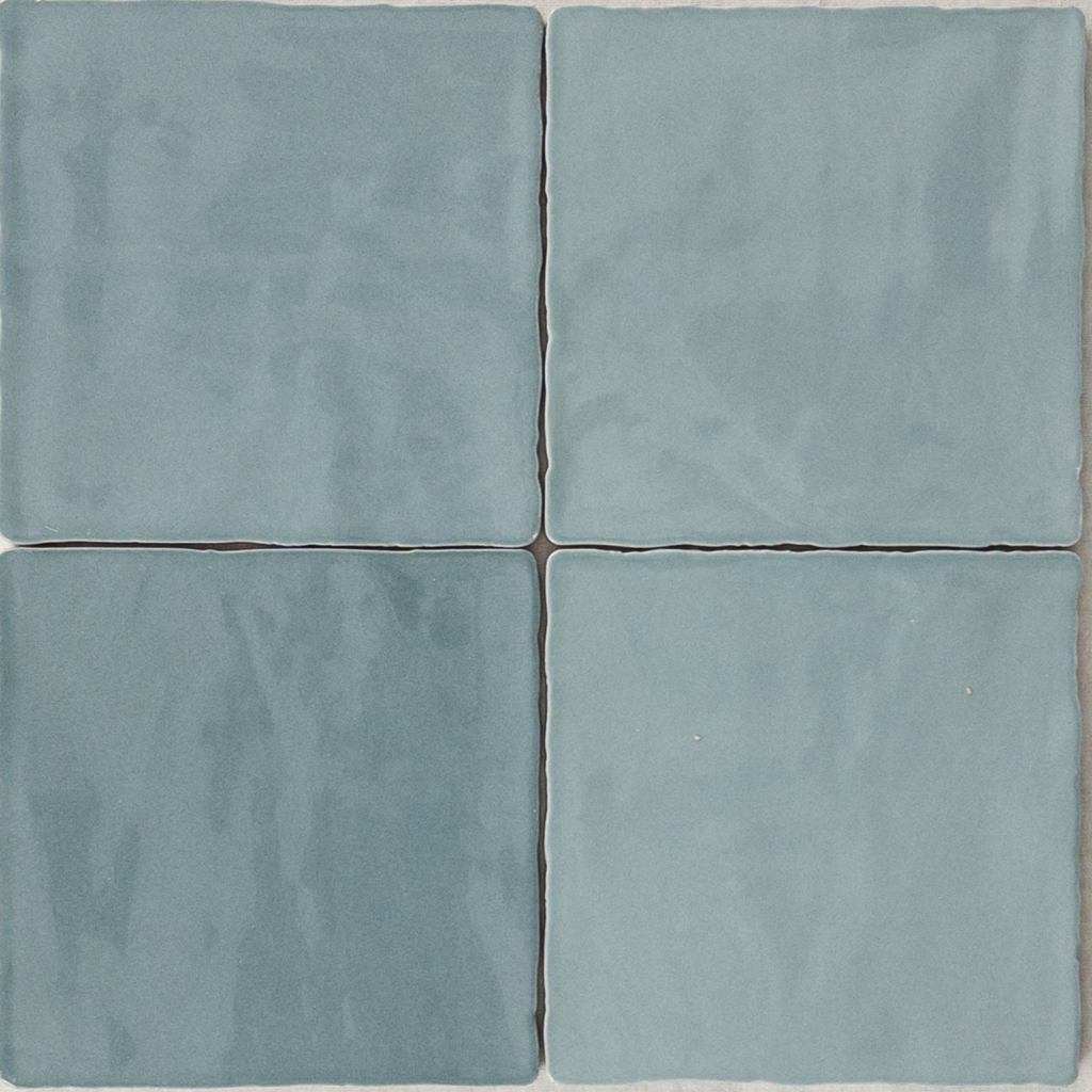 Moos Sky glans handvorm 13x13 - WDtegels