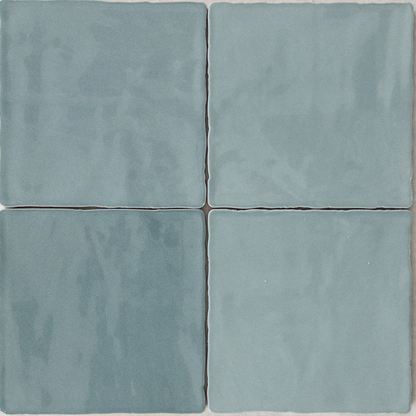Moos Sky glans handvorm 13x13 - WDtegels