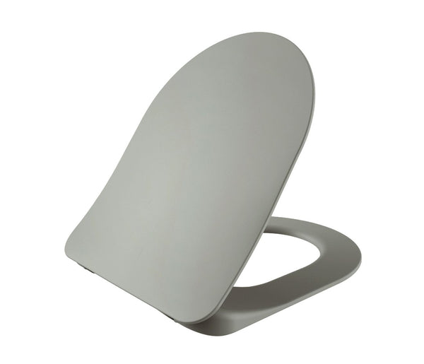 Creavit Wc-Zitting | Duroplast Softclose Quick Release met Inox scharnieren | Grijs