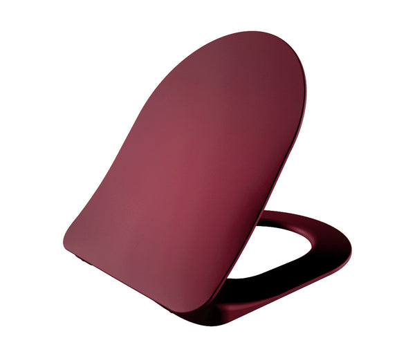 Creavit Wc-Zitting | Duroplast Softclose Quick Release met Inox scharnieren | Berry