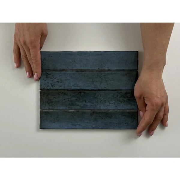 Kalon Blue wandtegel 5x25 glans